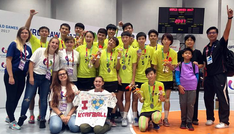 中華合球隊首度在世運會奪銀。圖／黃緯強臉書。