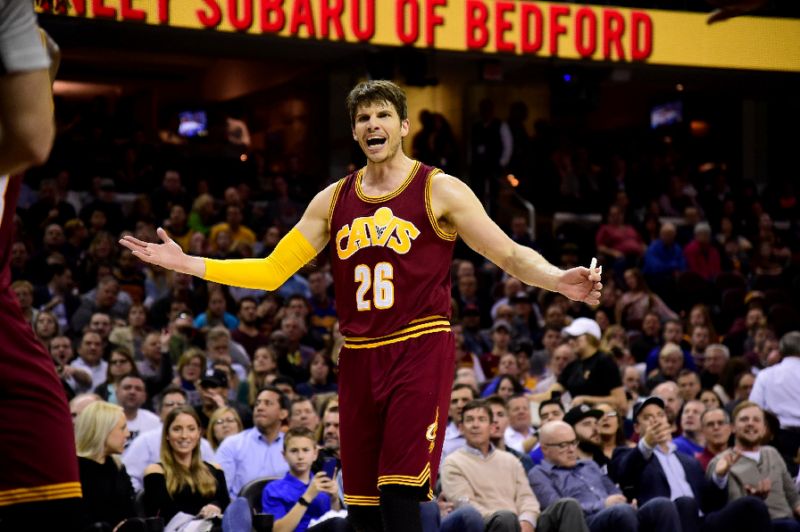 克利夫兰骑士以3年2200万美元与射手柯佛(Kyle Korver)达成续约共识。图/资料照片