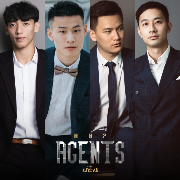 「X87 Agents」主題周 中信特攻球員化身紳士特務。官方提供