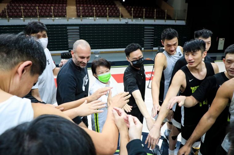 夢想家成功挺進季後賽-力邀市民為台中隊加油。台中市運動局提供