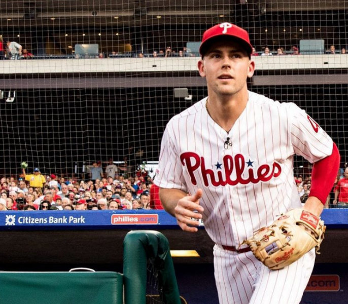 費城費城人多守位工具人金格利(Scott Kingery)成薪水小偷遭下放。摘自金格利IG