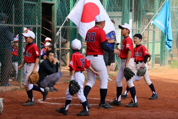 日本茨城南部首戰完封鼓岩。大會提供