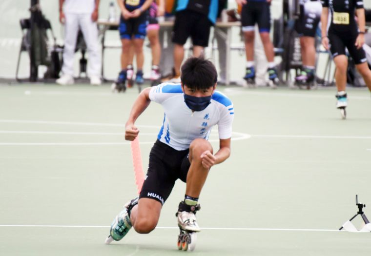 花蓮高中楊凱崴決賽以成績0004.168、積分4分,勇奪生涯全中運首面金牌。蔡宗憲攝