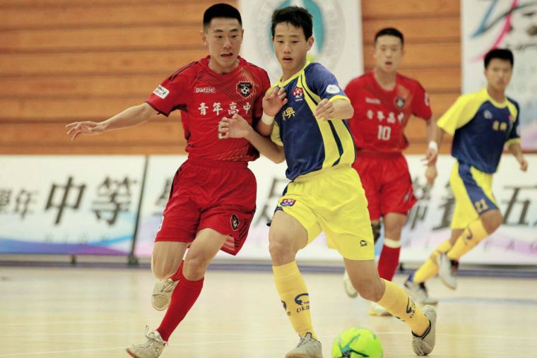 青年高中選手比賽情況。台中運動局提供