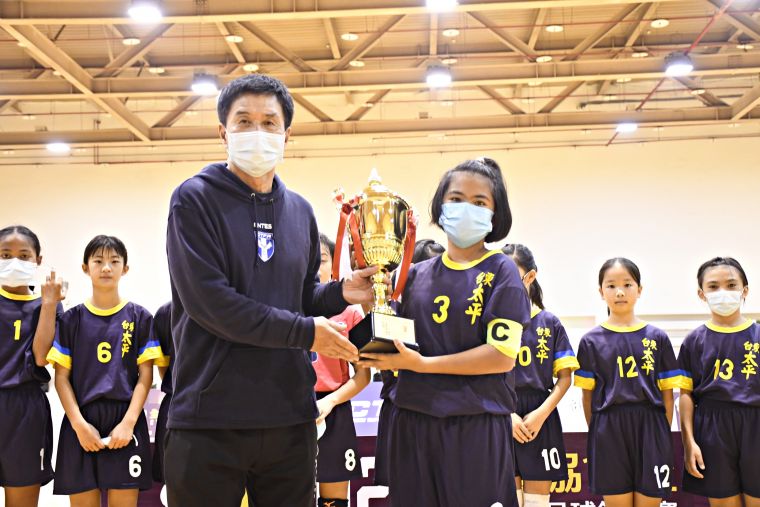 U13組女生冠軍台東太平國小。大會提供