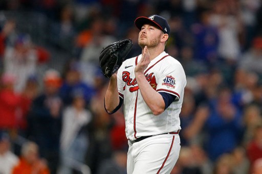 因罹患投球失憶症多次遭到球隊釋出的勇士牛棚左投馬茲克(Tyler Matzek)表現也是功不可沒。法新社