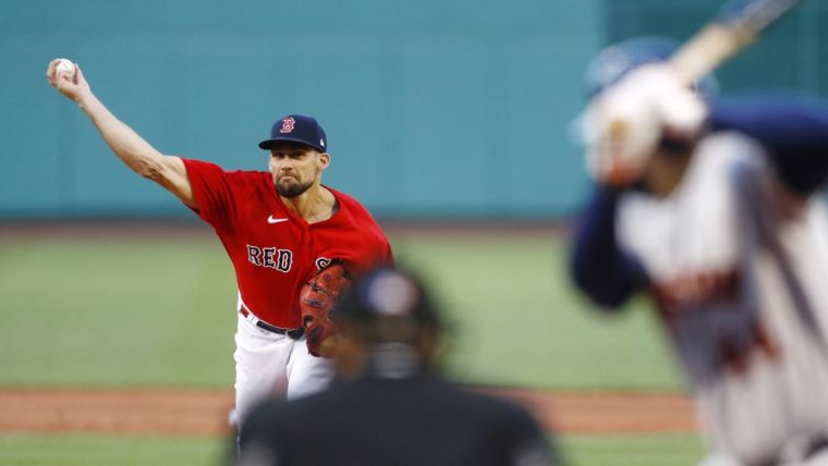 紅襪先發投手伊瓦迪(Nathan Eovaldi)成苦主。法新社