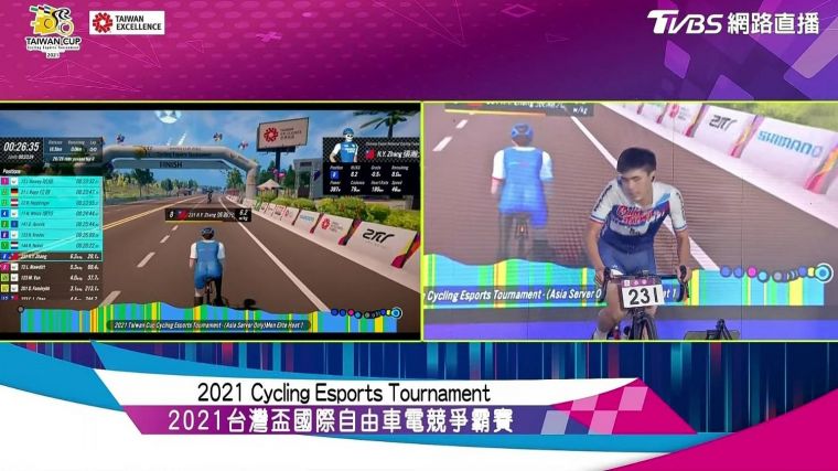 原本是田徑選手的張瀚允，成為台灣少數專攻電競的自由車手。詹健全攝