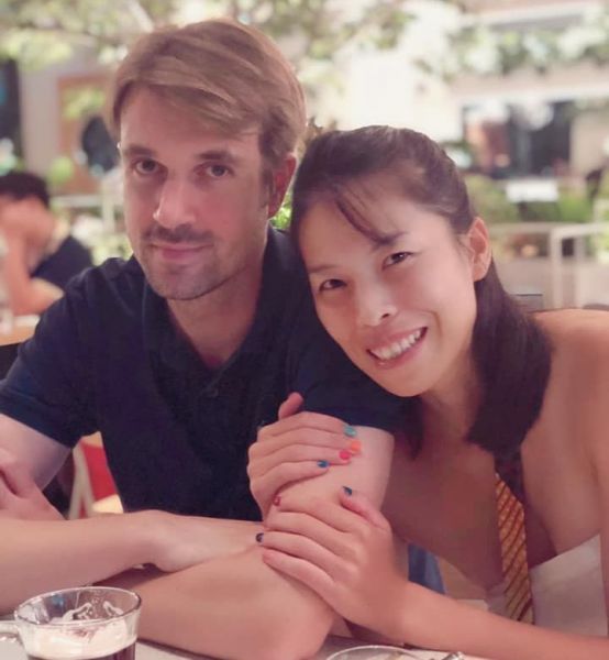 謝淑薇自曝為了讓法國男友雙親努力打敗世界前十球員。摘自謝淑薇臉書