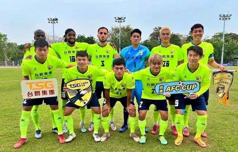 台南台鋼6月出征亞足聯盃小組賽。(取自台南台鋼足球粉絲團。)