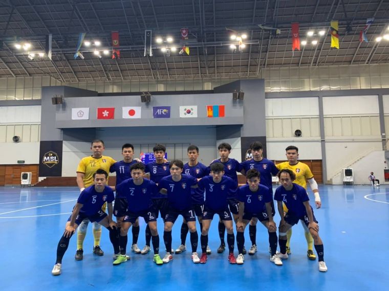 中華五人制代表隊出戰亞洲盃資格賽。(中華足協提供)
