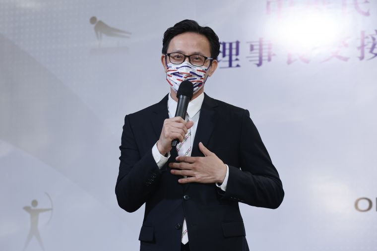 黃志雄接掌奧運人協會理事長。(奧運人協會提供)