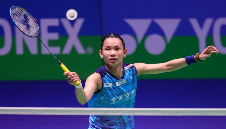 戴資穎在全英三連霸失敗。Badmintonphoto提供