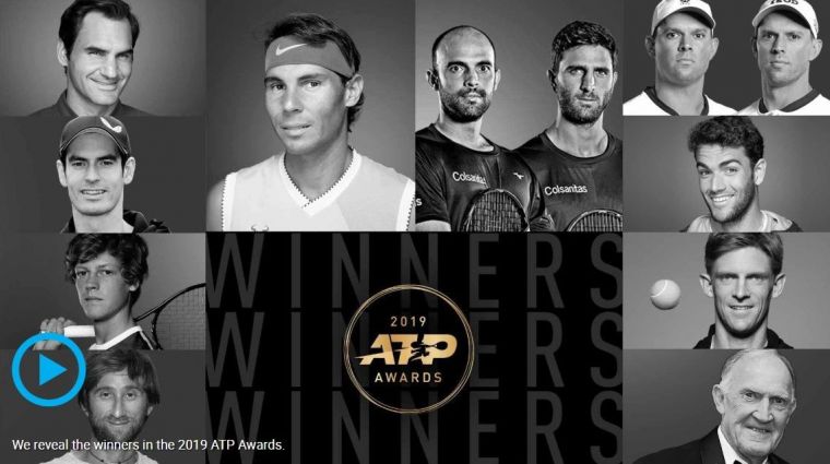ATP公布今年各個年度獎項。摘自ATP官網