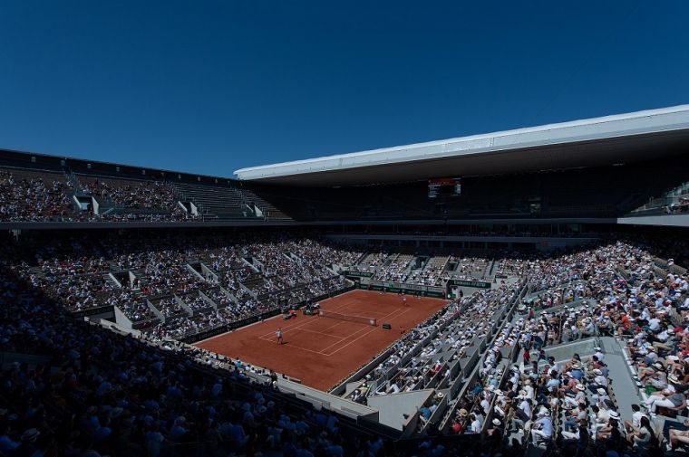 2021年羅蘭．加洛斯 （Roland-Garros, 法國網球公開賽）的菲利普．夏特里耶球場（Court Philippe Chatrier）官方提供