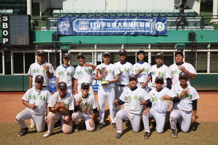 台北海大本學年季軍作收。大專體總提供