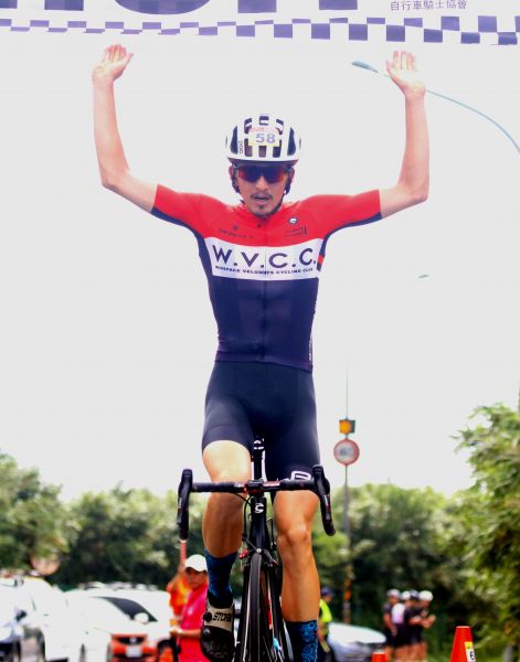 2020陽明山自行車登山王挑戰男子組冠軍Christian Trenchev。中華民國自行車騎士協會／提供。