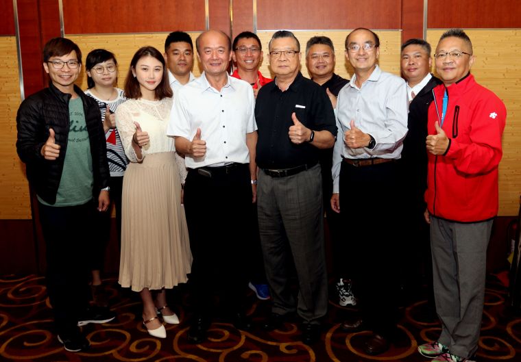中華企業射箭聯盟和台南市政府邀請大家一起到奇美博物館欣賞企業射箭聯賽。中華企業射箭聯盟/提供。