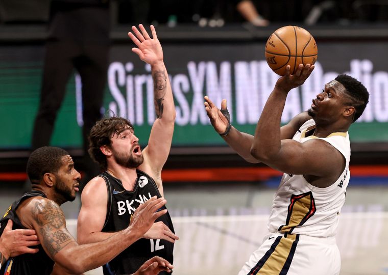 鵜鶘出招,讓「胖虎」威廉森(Zion Williamson)打控球,帶球過半場、持球主導進攻的次數都創新高。法新社