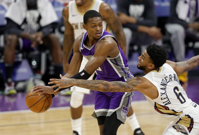 本季,國王全力造打造福克斯(De'Aaron Fox)的球隊。法新社