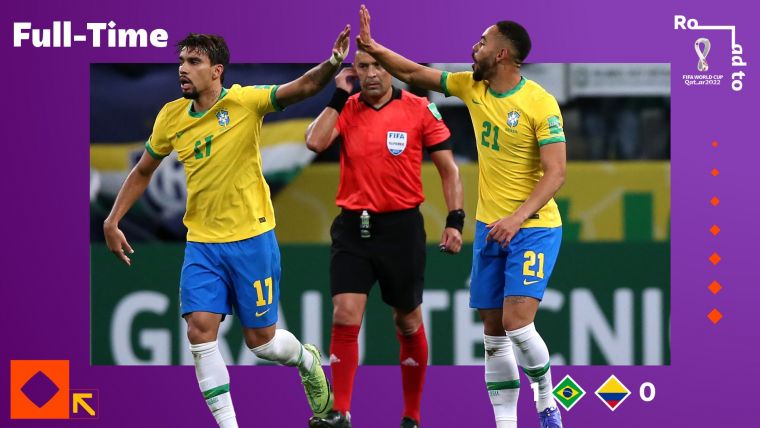 帕奎塔(Lucas Paqueta，左)射進致勝球。摘自FIFA推特