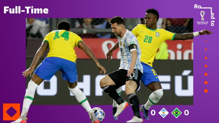 阿根廷主場0比0逼和巴西。摘自FIFA推特