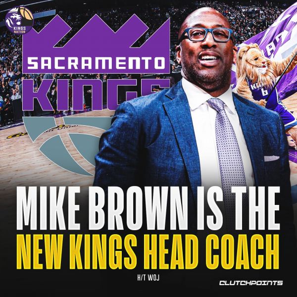Mike Brown成為新任國王隊總教練。摘自國王推特
