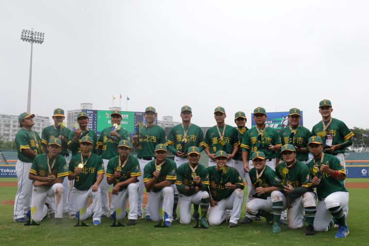 合庫化身的台北市隊，以8比5擊敗高雄市，在全運會棒球項目衛冕成功。全運會提供