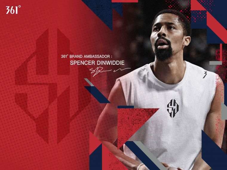 361º正式簽約NBA球星Dinwiddie。官方提供