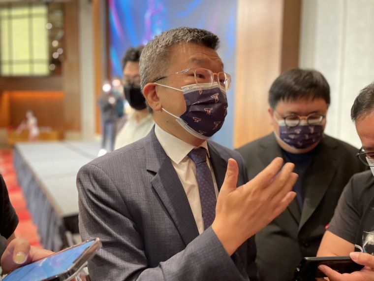 中職會長蔡其昌。劉峻誠攝