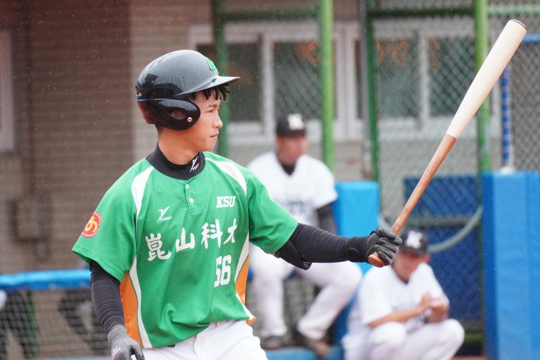周龍進到崑山橫感受到這才是「打棒球的樣子」,所以下定決心大學要好好打。陳孟葦攝