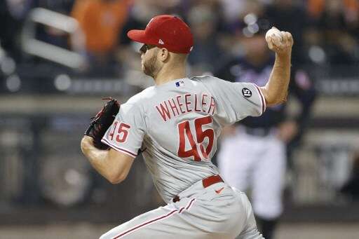 費城人先發投手惠勒(Zack Wheeler),近7場奪下5勝1敗,ERA來到1.67、WHIP是1.00的好成績。法新社