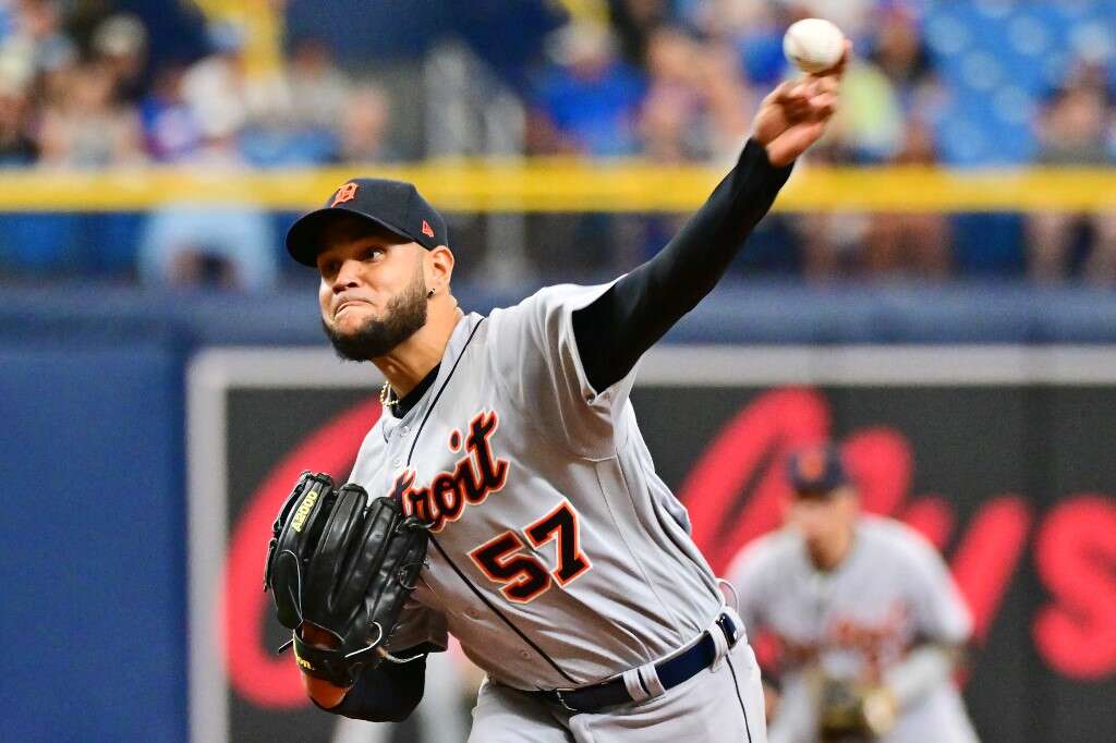 底特律老虎今年球季開打前和羅里德茲(Eduardo Rodriguez)簽下一張5年大約後竟將他列入限制名單中。法新社