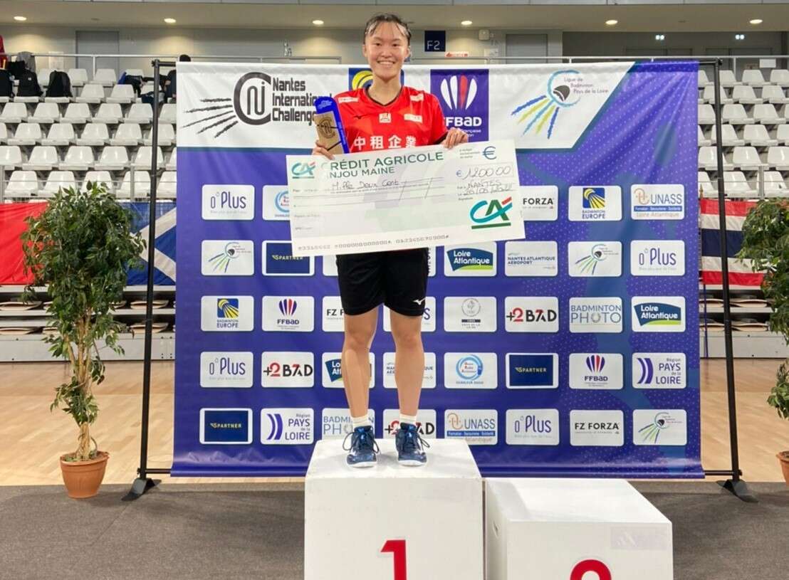 許玟琪打下歐洲6站的第三金。中租提供