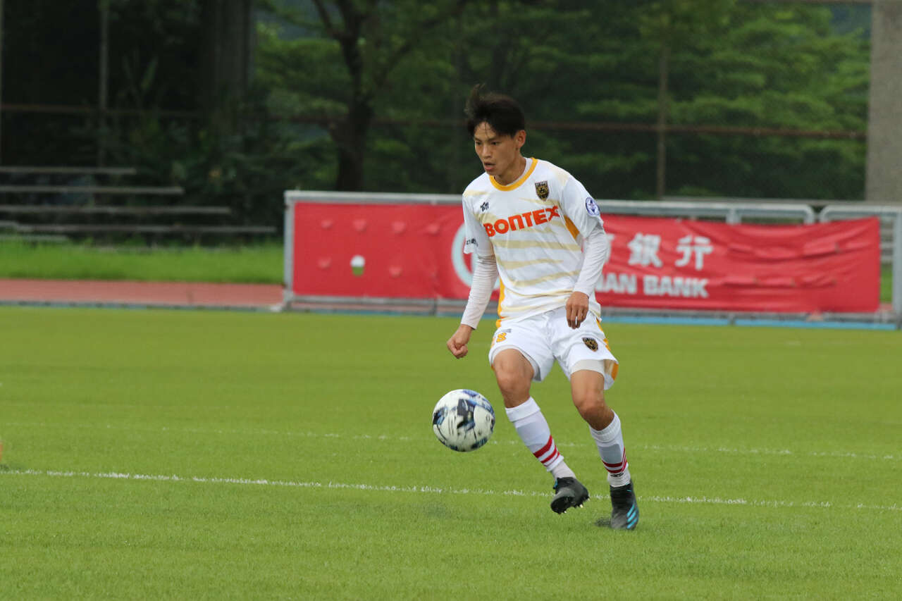 AC Taipei邊鋒黃聖傑梅開二度助台北競技2比1拿下歷史首勝。台北競技提供