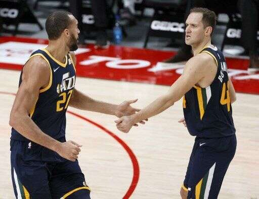 Rudy Gobert 放眼未來:雷霆隊。法新社