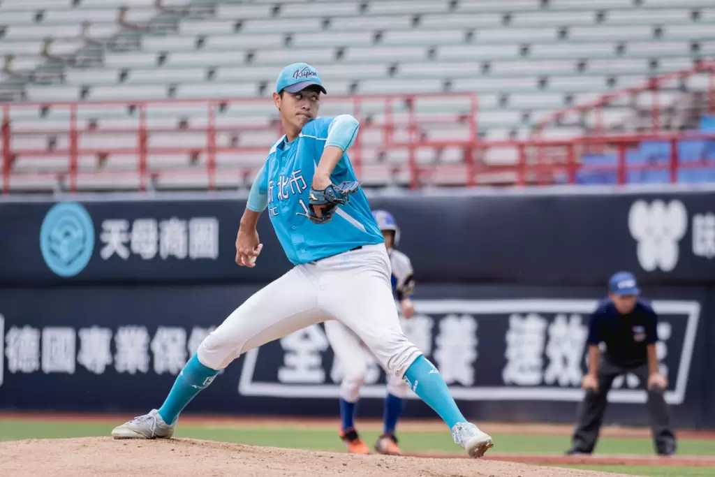 未參加中職選秀的蕭齊傳出被道奇隊簽下。（圖：取自玉山盃官方粉絲團）