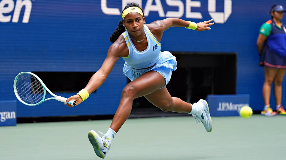 世界第3高芙 (Coco Gauff)驚險保住衛冕的機會。摘自官網