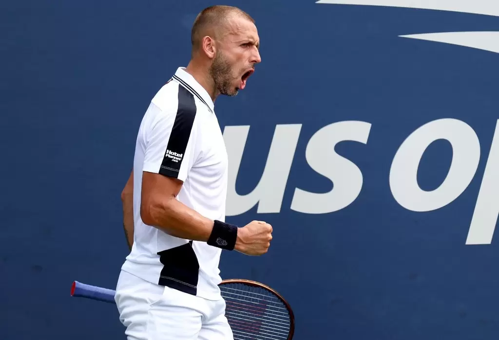 英國球員伊凡斯(Dan Evans)打完5小時又35分鐘才拿下勝利。摘自美網推特