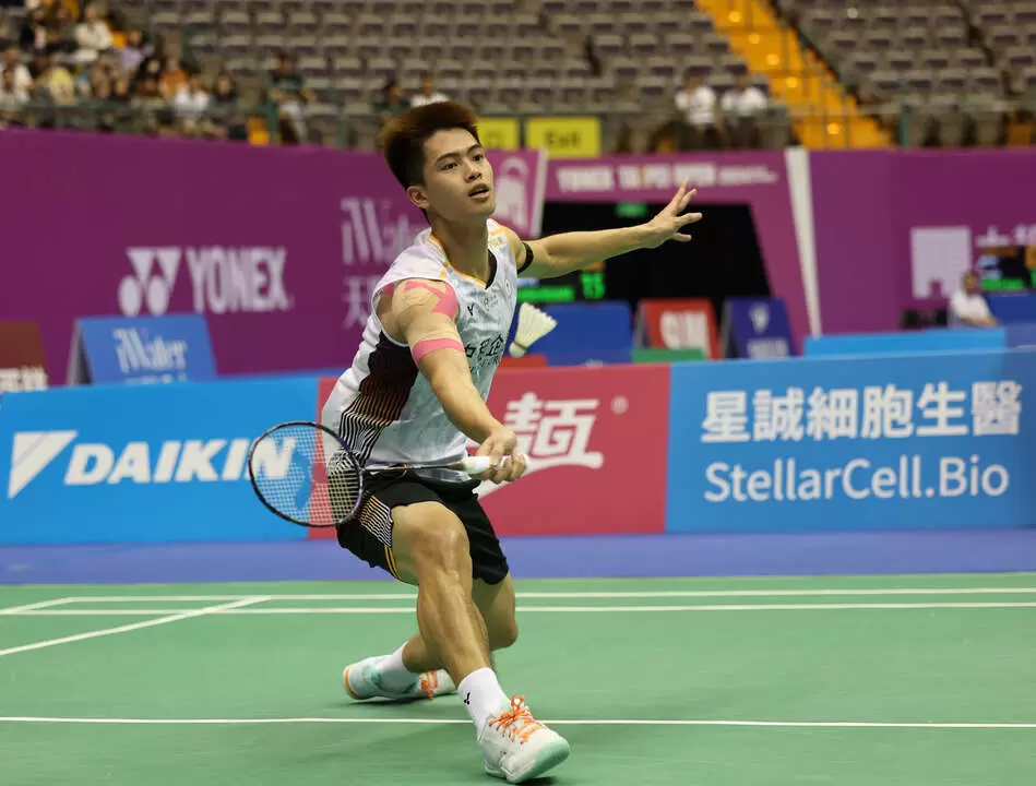 李佳豪首度打敗陸光祖晉16強。資料照片
