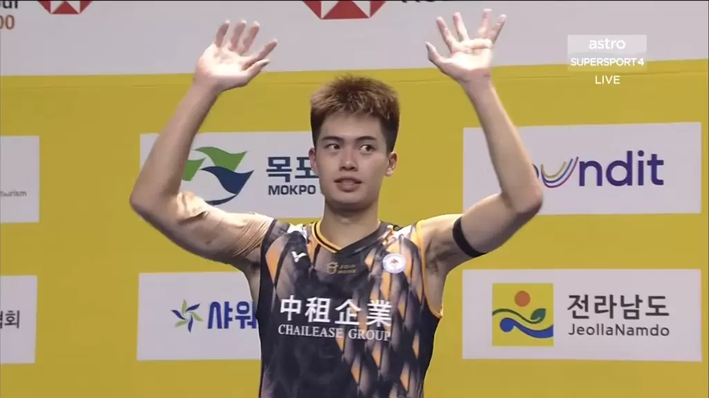 李佳豪屈居亞車下周世界排名可望再衝到個人新高。摘自官方推特