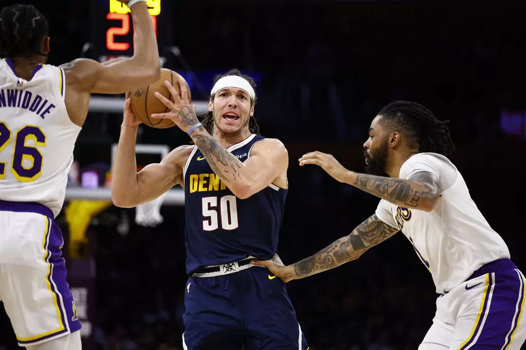 金塊續約奪冠的功臣戈登（Aaron Gordon）。法新社