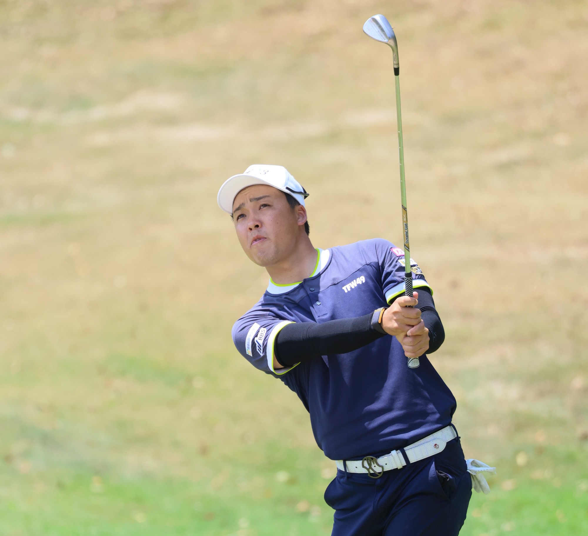 日本選手遠藤健太以三回合總桿207桿-9暫並列第三。Tpga／林聖凱攝影