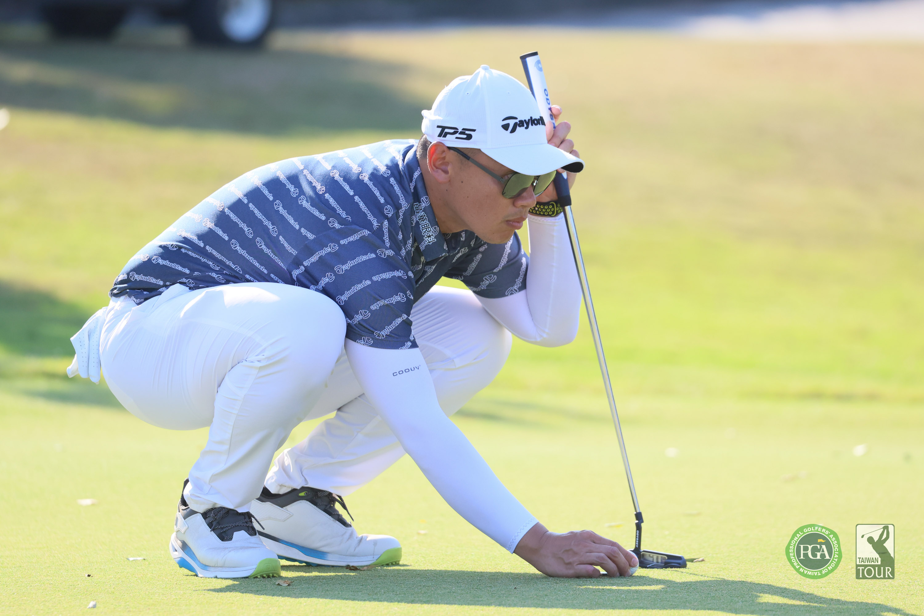 第一回合林冠伯以68桿-4暫並列第三。Tpga／林聖凱攝
