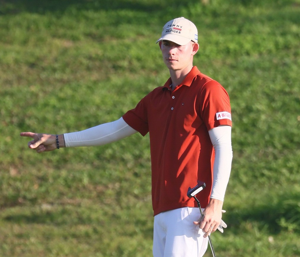 第二回合美國選手格蘭特戈弗雷以137桿-7暫並列第三。Tpga／鍾豐榮攝