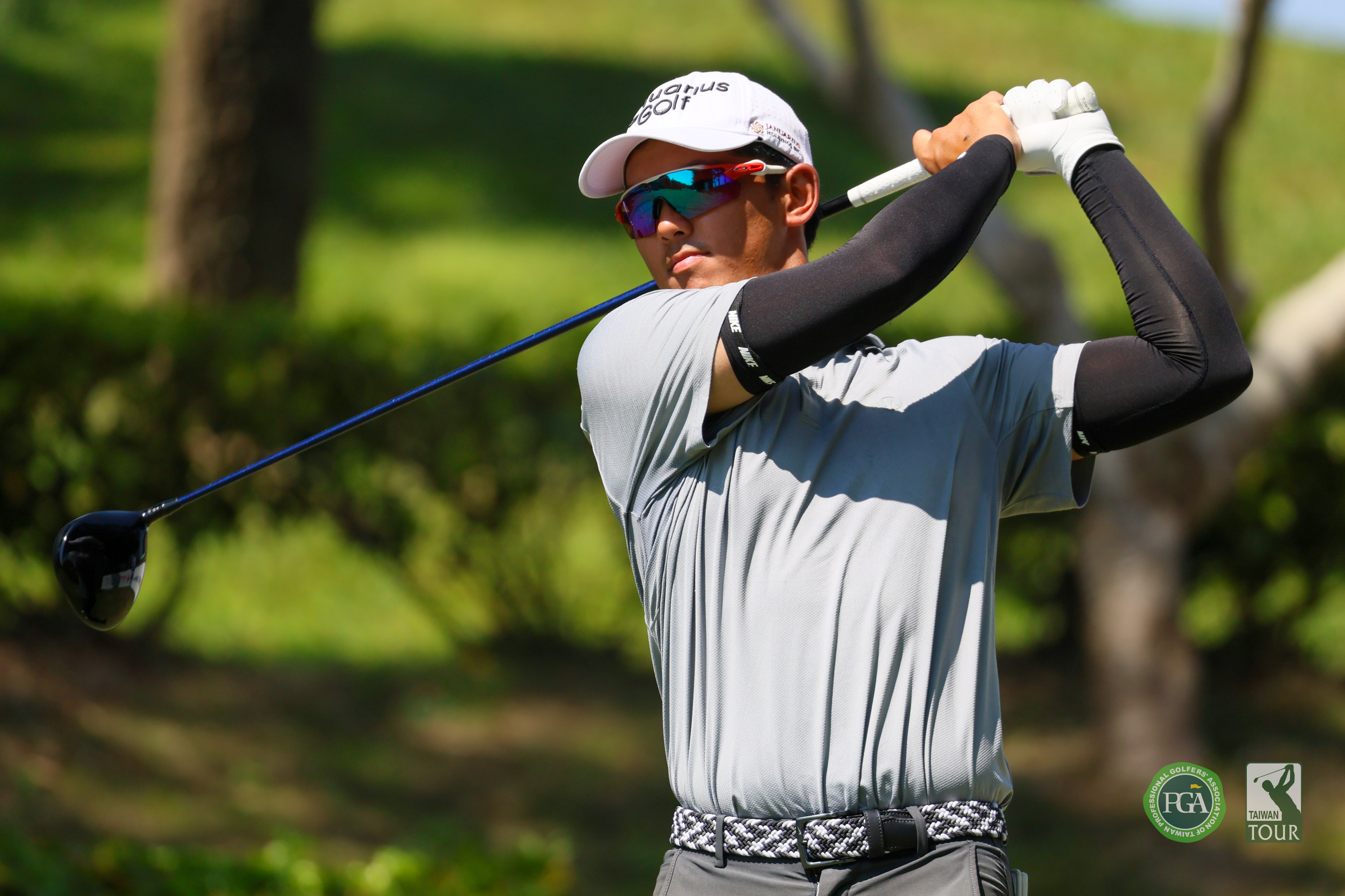 第二回合菲律賓選手艾德里克何塞陳以137桿-7暫並列第三。Tpga／林聖凱攝