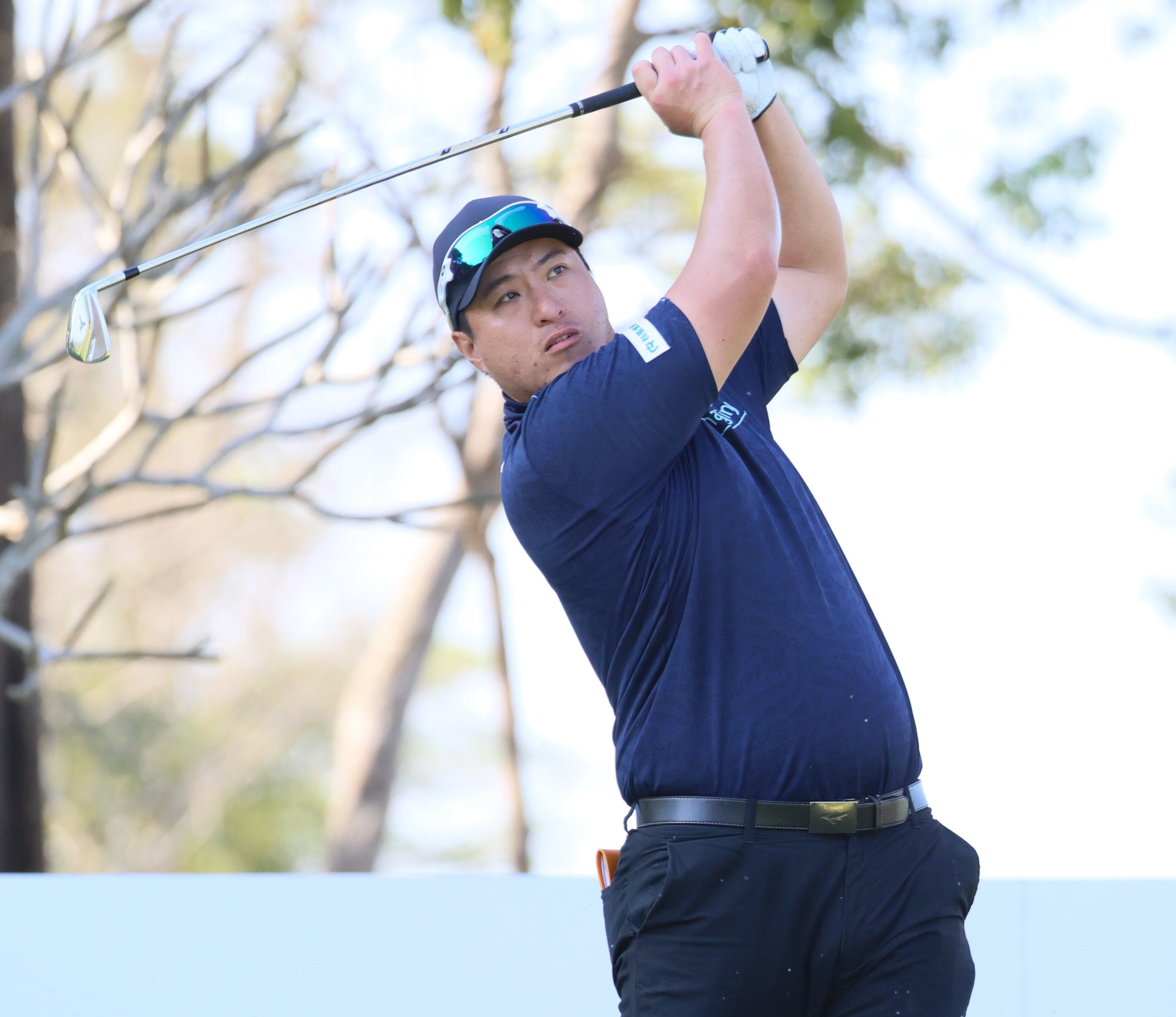 第二回合高藤以137桿-7暫並列第三。Tpga／林聖凱攝