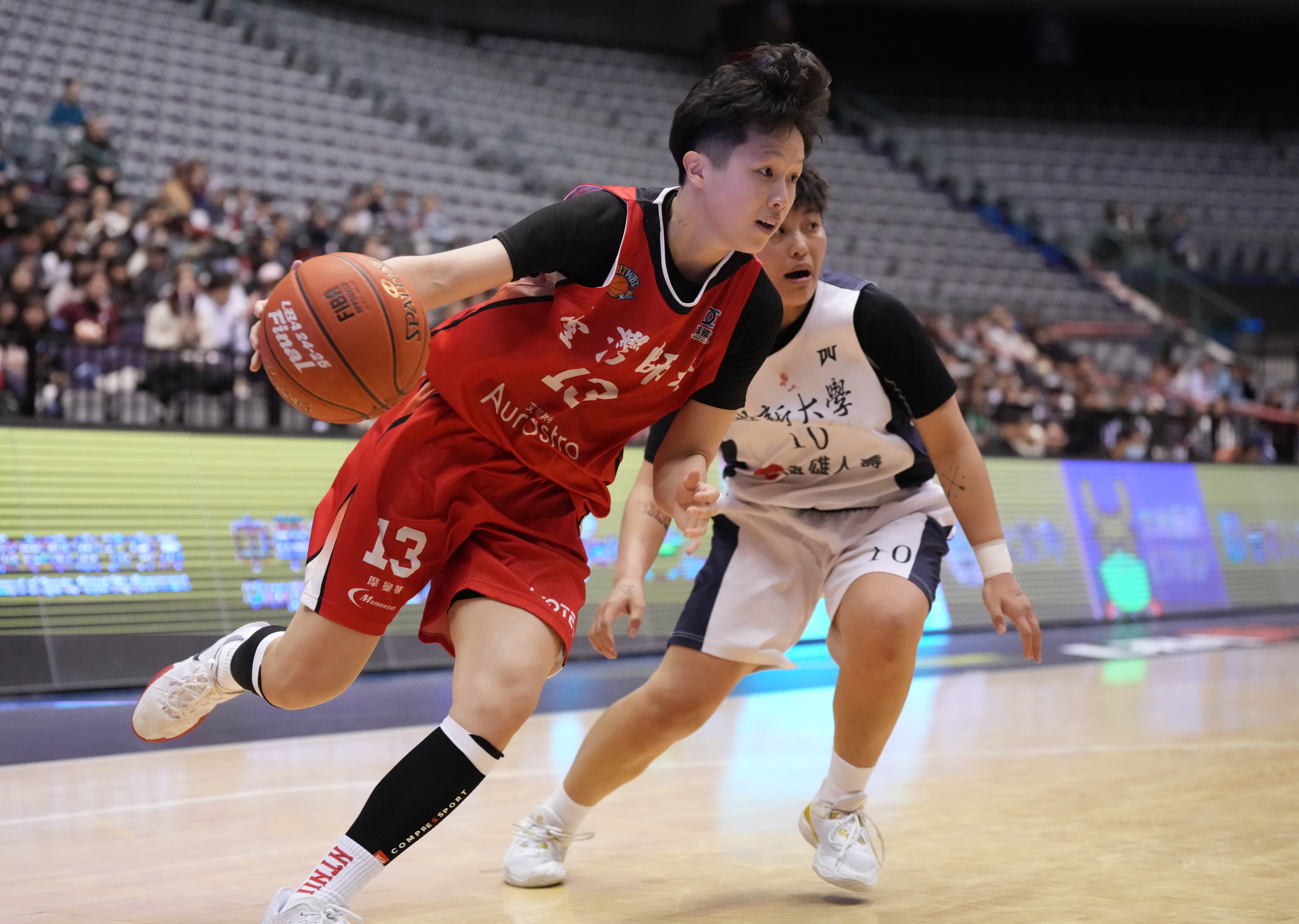 臺灣師大林佳蓉39分10籃板。大專體總提供