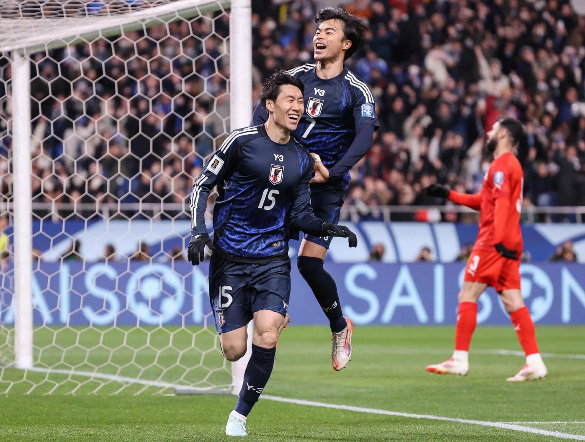 日本成為首支晉級2026年世界盃會內賽的球隊。法新社