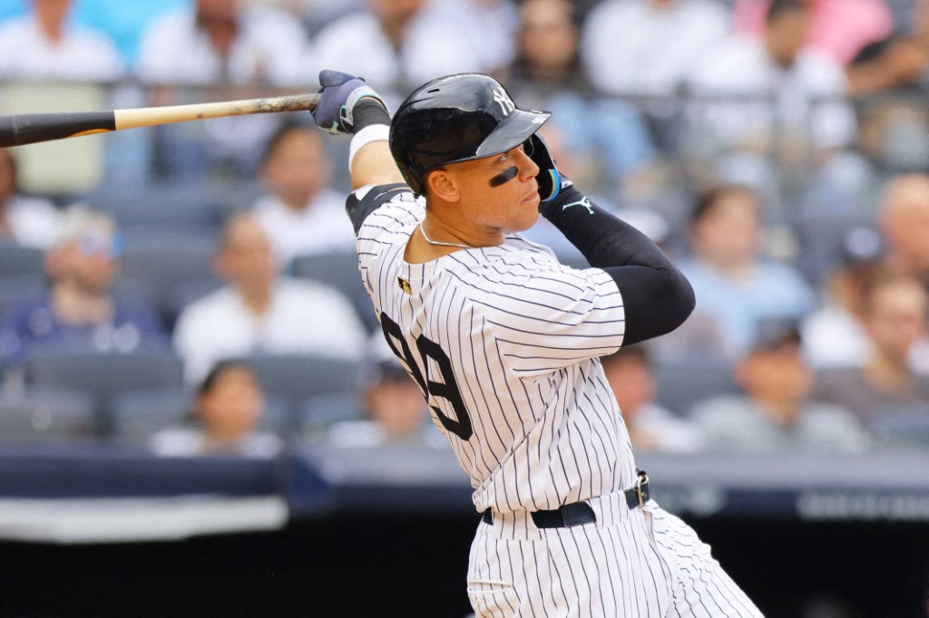 羊基一哥「法官」賈吉(Aaron Judge)。法新社